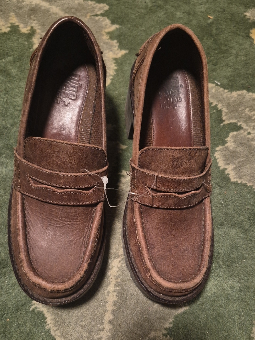 Nine West Brown Suede Penny Loafers